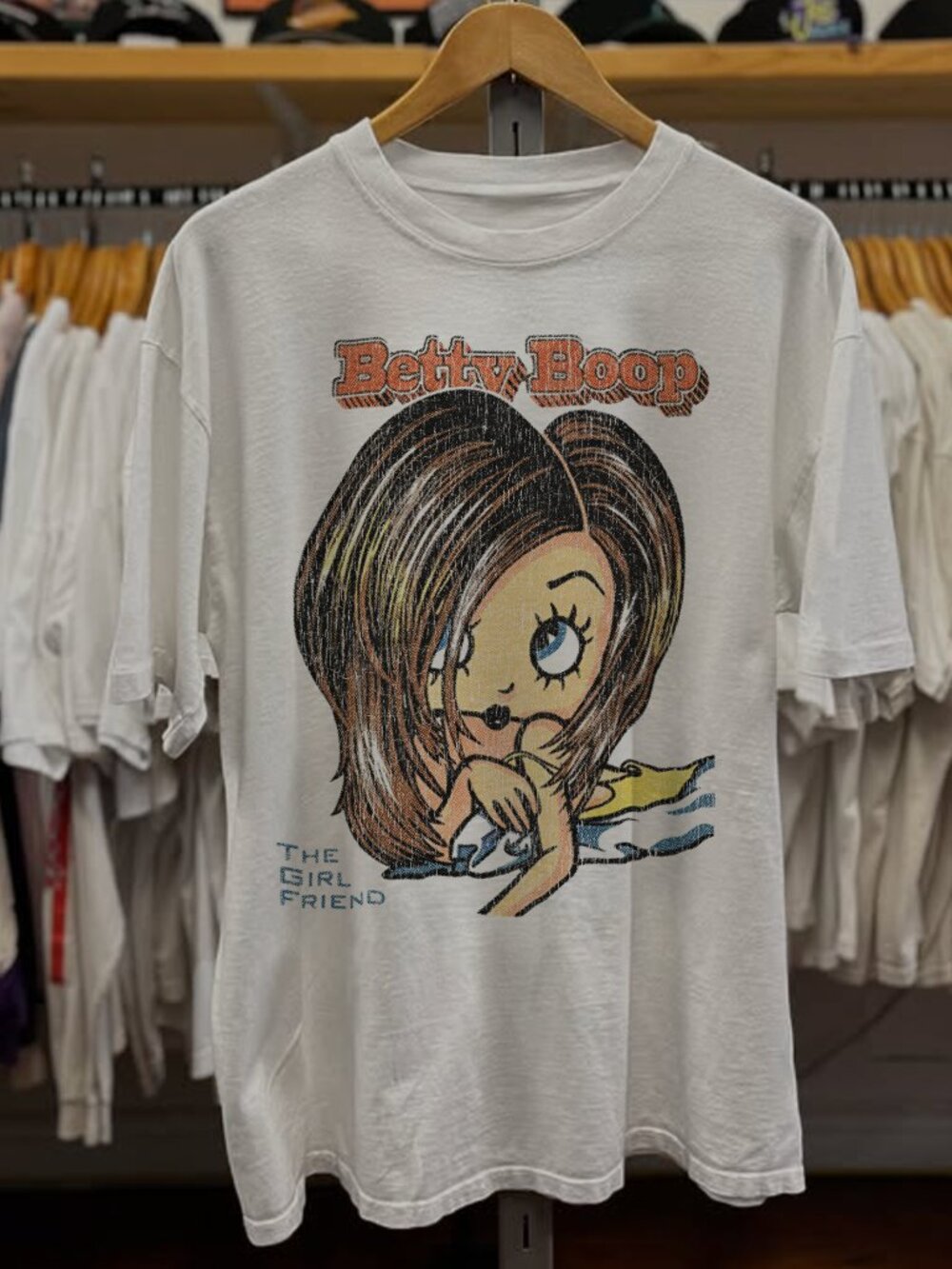 Betty Boop X Friends Washed White Tee